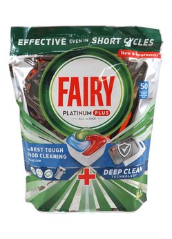 Fairy Platinum+ 50szt kaps. do zmywarki Original