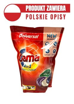 Gama (Vizir) 60 prań kapsułki 4in1 Uniwersal