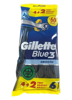 Gillette Blue3 maszynki jednorazowe 4+2szt