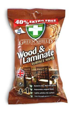 Green Shield chusteczki Wood do drewna 70szt