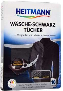 Heitmann Wäsche Schwarz chust. do czarnych 10szt