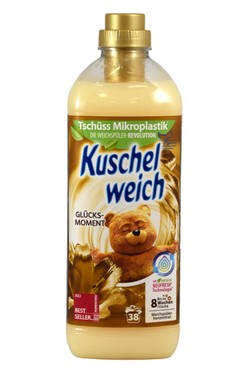 Kuschelweich 1l 38 płukań Glücksmoment (złoty)