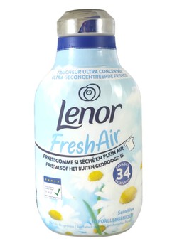 Lenor 476ml 34 płukania FreshAir Sensitive