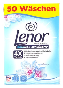 Lenor 50 prań proszek Uniwersal Aprilfrisch 3kg