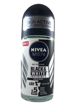 Nivea 50ml roll-on men Invisible B&W