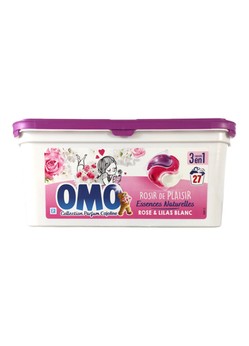 OMO 27 prań kapsułki 3in1 Uniw. Rose&Lilas Blanc